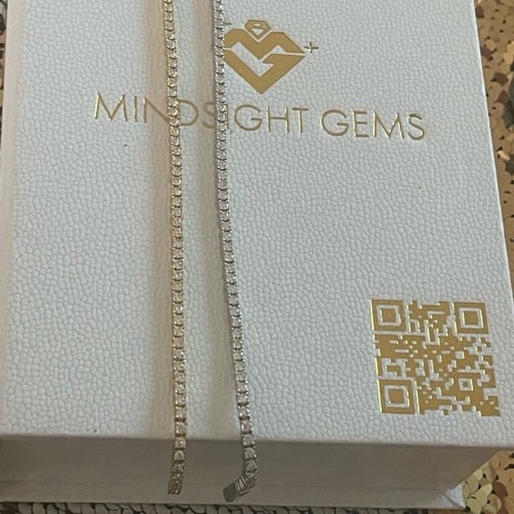 14k Gold Vermeil Vvs GRA certified Moissanite diamonds, PASSES diamond testers! - Picture 5 of 6